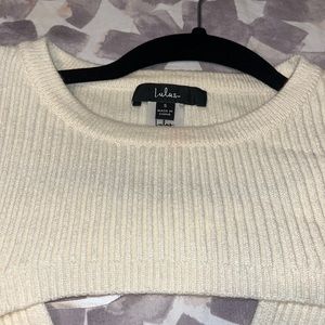 Lulu’s sweater dress & detachable long sleeve sweater on top!